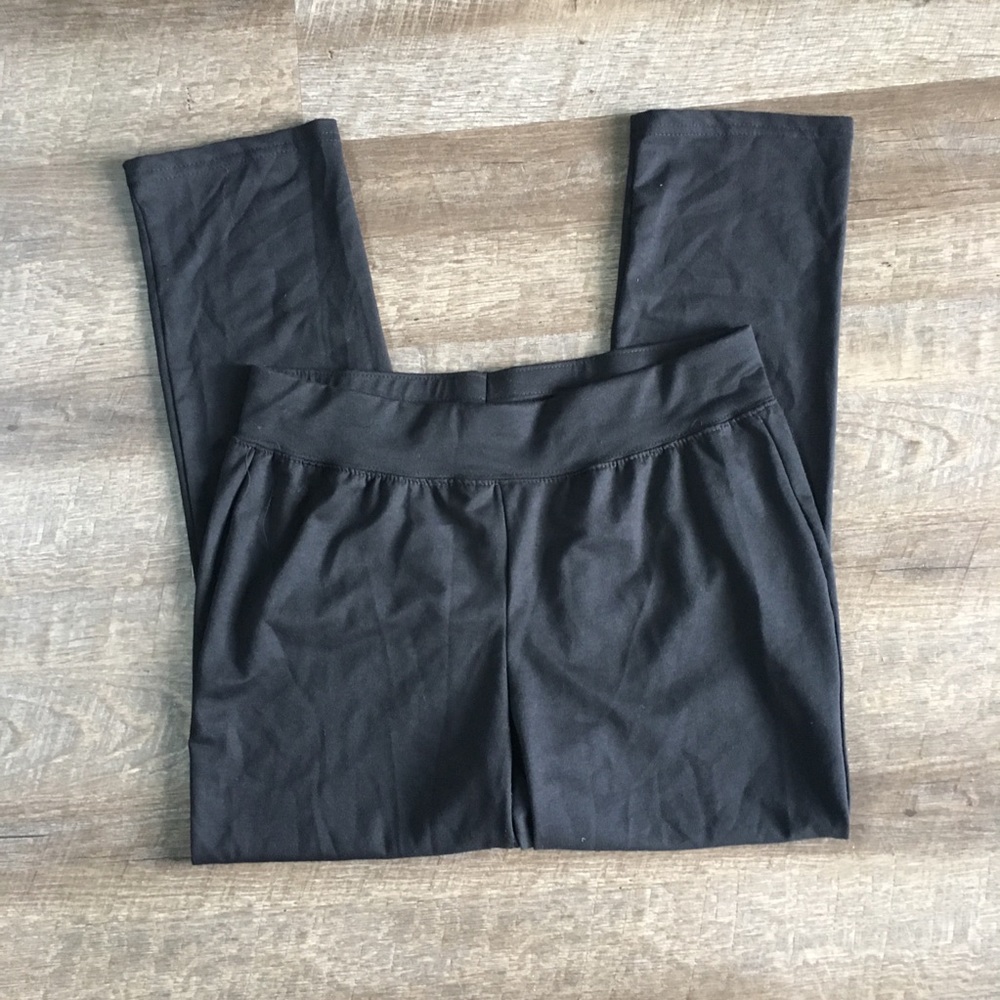 Silverware Black Soft Pants-SZ 1X